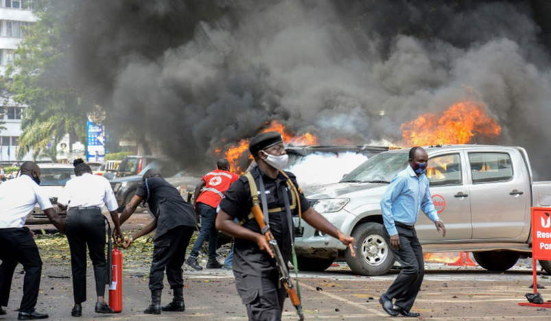 Ugandan twin suicide bombings